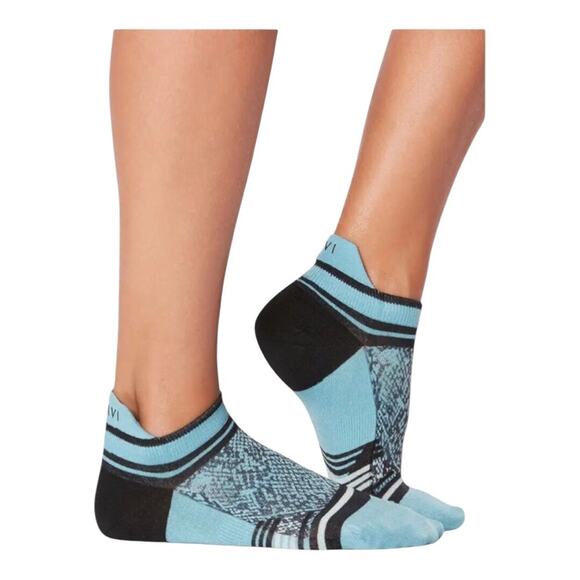 Tavi Noir NIP Parker Ultra Light Thin Fit No Show Sport Sock Racer Blue Small - Picture 1 of 10